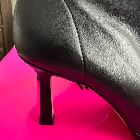 Zara black Leather Booties - Picture 5 of 6